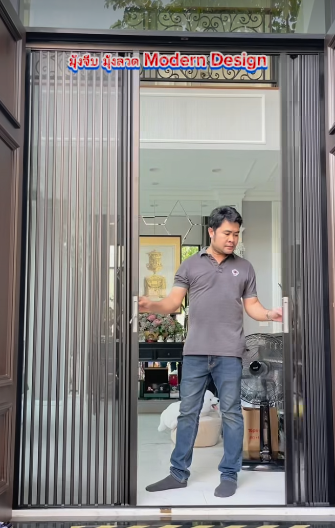 สาธิตมุ้งจีบแบบพับสวยงาม